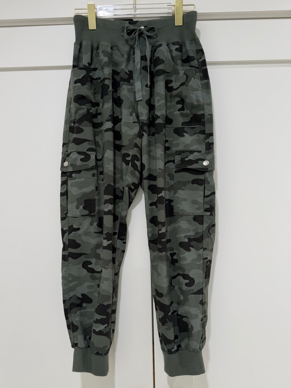 MoFiz Camo Cargo Jogger Pants Women’s M Camouflage Stretch Utility Pockets